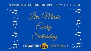 Summer Patio Series at Crawford Brew Works