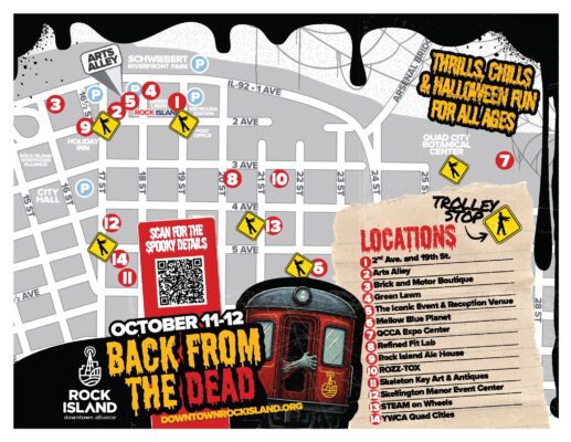 Spooky Halloween Weekends on Tap in Downtown Rock Island and Davenport