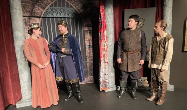 Kassidy Holdridge, left, Thayne Lamb, Tyler Henning and Jacob Lund.