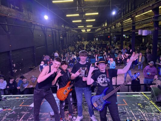 The QC Rock Academy band 7 Ark at The Rust Belt, East Moline.