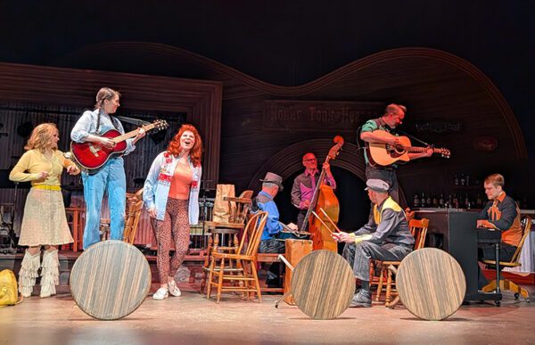 The cast of "Honky Tonk Angels," now playing at Circa '21 Dinner Playhouse through April 25.