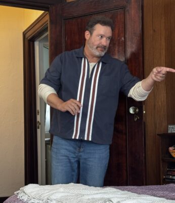 Quad City Arts' new executive director Ben Gougeon plays the father in "Groundhog Gary," which was filmed in the QC in summer 2025.