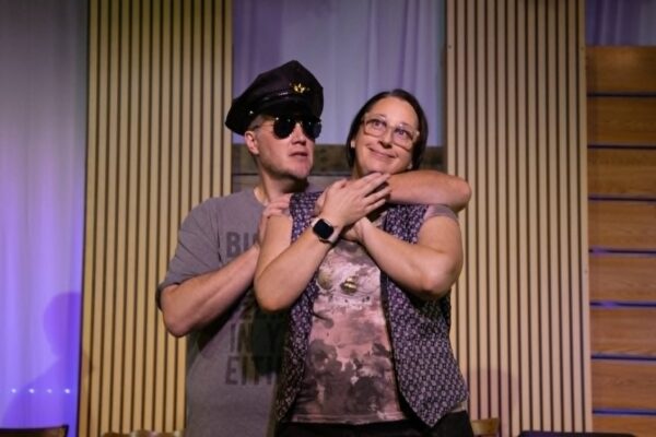 Kirsten Myers and Shana Kulhavy in "Come From Away" (credit: Capturing Fireflies Photography).