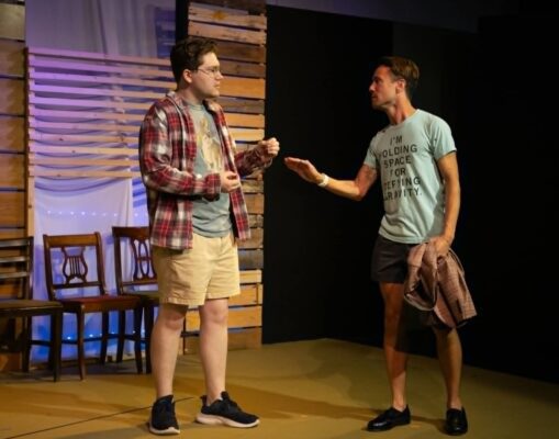 Thayne Lamb and Tommy Ratkiewicz play a gay couple of Kevins in "Come From Away." (credit: Capturing Fireflies Photography).
