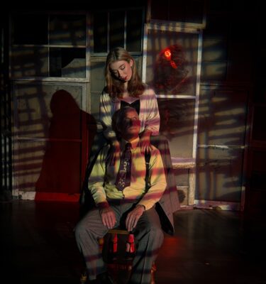 Sophia Kilburg and Jim Driscoll in "Death of a Salesman."