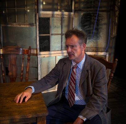 Ben Gougeon as Biff in "Death of a Salesman."