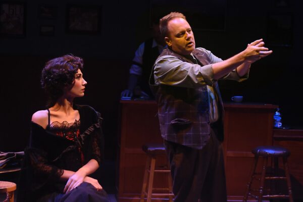 Kassidy Holdridge and Justin Raver in "Picasso at the Lapin Agile."
