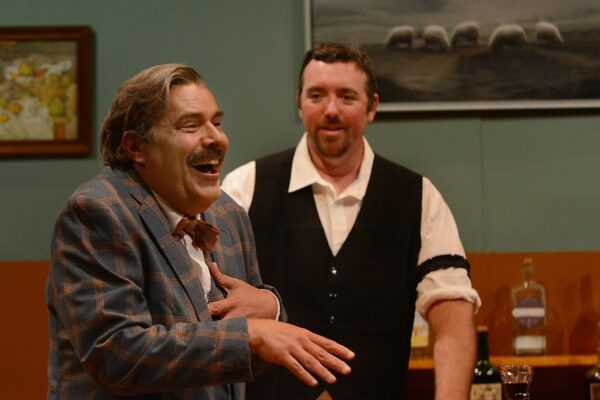Mischa Hooker, left, and Matthew McConville at Richmond Hill's "Picasso at the Lapin Agile."