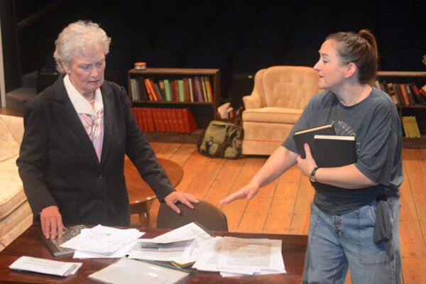 Jennifer Kingry, left, and Dana Skiles star in "Collected Stories" at Richmond Hill Players, Oct. 1-11, 2026.