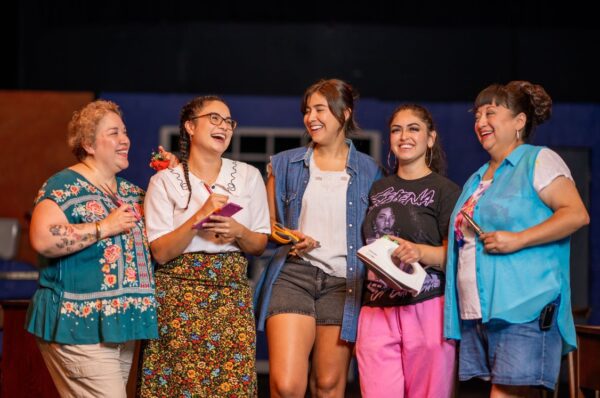 Lidia Gomez Castillo, left, Adriana Blanco, Celeaciya Olvera, Cristina Gomez and Cindy Ramos.