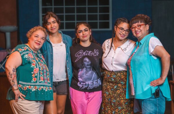 Lidia Gomez Castillo, left, Celeaciya Olvera, Cristina Gomez, Adriana Blanco and Cindy Ramos.