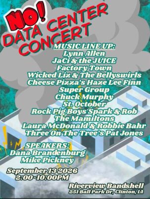 No Data Center Concert Rocking Clinton, Iowa This Weekend