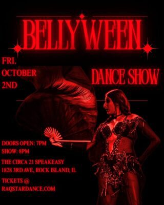 Rock Island Speakeasy Presenting Belly Dancing Halloween Show Tonight