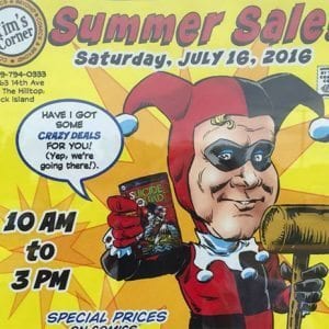 Tim’s Corner Holding Blowout Event As Comics and Films’ Popularity On Screen Keeps On Exploding