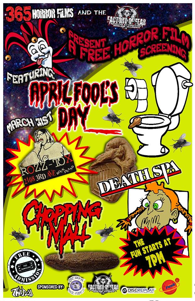 No Fooling At Rozz-Tox Horror Film Night
