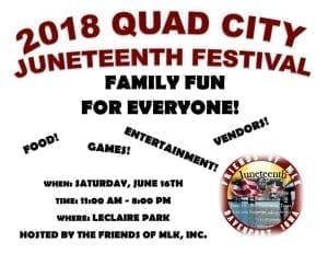 Celebrate Juneteenth at LeClaire Park