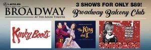 Broadway Balcony Club Back At The Adler