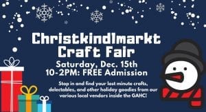 2nd Annual Christkindlmarkt at German American Heritage Center