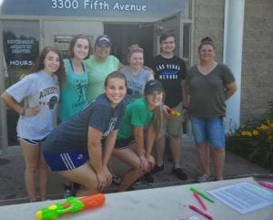 QCScene Cooling Off at Water Gun Fun Run!