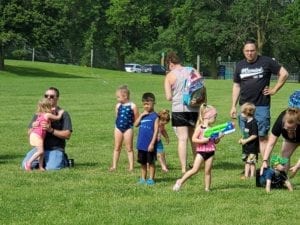 QCScene Cooling Off at Water Gun Fun Run!