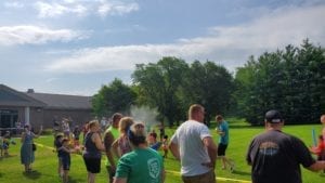 QCScene Cooling Off at Water Gun Fun Run!