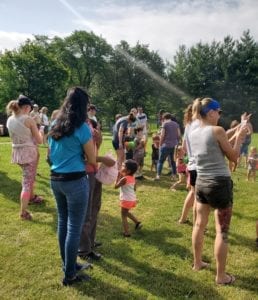 QCScene Cooling Off at Water Gun Fun Run!