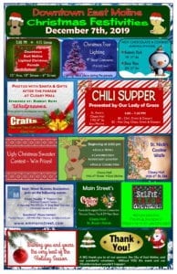 Downtown East Moline Celebrates Christmas with Lighted Parade and MORE!