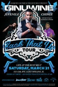 Ginuwine, Juvenile, Chingy Back It Up To Rust Belt