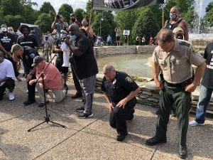 Peaceful Protests To Raise Awareness Fill Davenport's VanderVeer Park