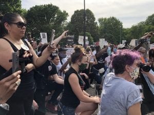Peaceful Protests To Raise Awareness Fill Davenport's VanderVeer Park