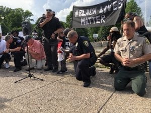 Peaceful Protests To Raise Awareness Fill Davenport's VanderVeer Park