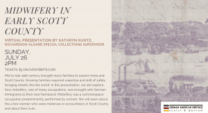 German American Heritage Center Presents Program On Midwifery