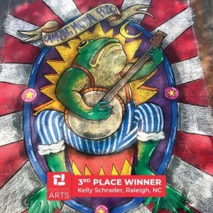 California Designer Wins Quad City Arts Chalk Art Fest