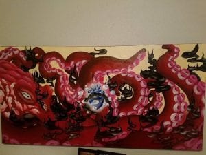 25-Year-Old Quad-Cities Artist Creating Massive Mural on Moline Spiegel Building