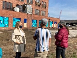 Civic and Art Leaders Welcome Bright New Installation on Moline Riverfront