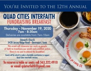 Quad City Interfaith Breakfast Being Served Up