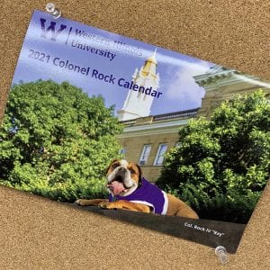 Col. Rock IV 2021 Calendar on Sale at University Bookstore