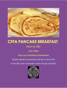 Western Illinois University CFFA Chapter to Host Drive-Thru Pancake Breakfast March 24