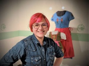 New Davenport Museum Staffer Sitting Pretty in Pink at Dream Job