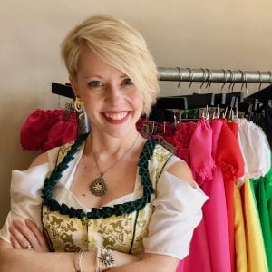 New Davenport Museum Staffer Sitting Pretty in Pink at Dream Job