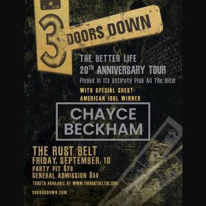 3 Doors Down Coming To East Moline's Rust Belt