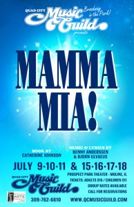 The ABBA jukebox musical "Mamma Mia!" opens Friday, July 9 at Music Guild.