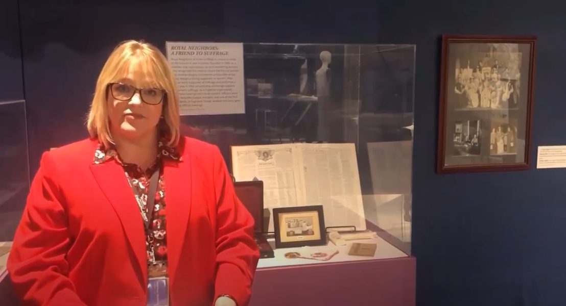 The Putnam's women's suffrage exhibit coincided with the 100th anniversary of the adoption of the 19th Amendment to the Constitution, giving most women the right to vote.