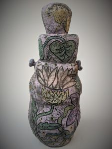 Quad City Arts presents paintings by Elisa Boughner, collagraphs by Luca Cruzat, and sculpture by Lori Roderick