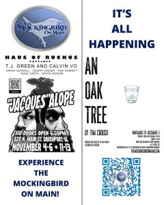 Jacques Alope Invading Davenport's Mockingbird On Main Again This Weekend