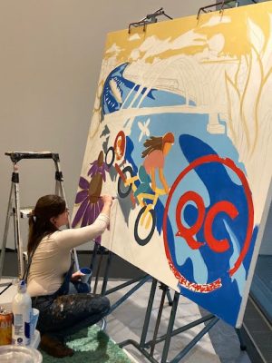 Rapids City Painter Brings Public Art and a Bright, New Dawn Throughout Quad-Cities