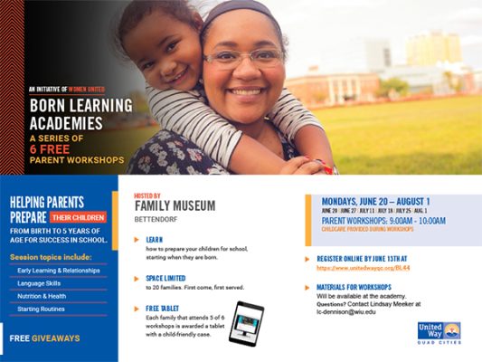 Iowa Born Learning Academies Being Held In Bettendorf