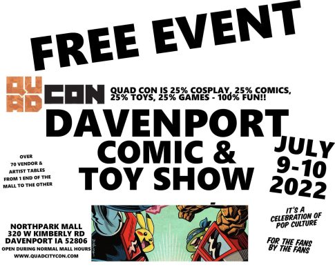 Quad Con Hits Davenport This Weekend