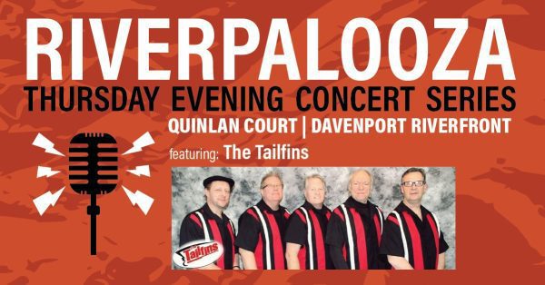 Tailfins Playing Tonight At Davenport's Outdoor Music Venue, Quinlan Court