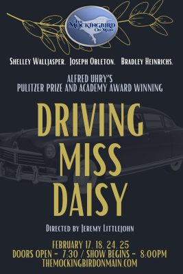Davenport's Mockingbird On Main Opens 'Driving Miss Daisy' This Weekend